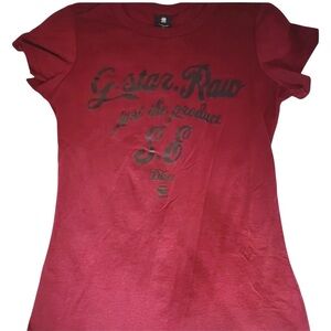 G-STAR RAW FITTED  FINE LINE GRAPHIC SLIM T-SHIRT